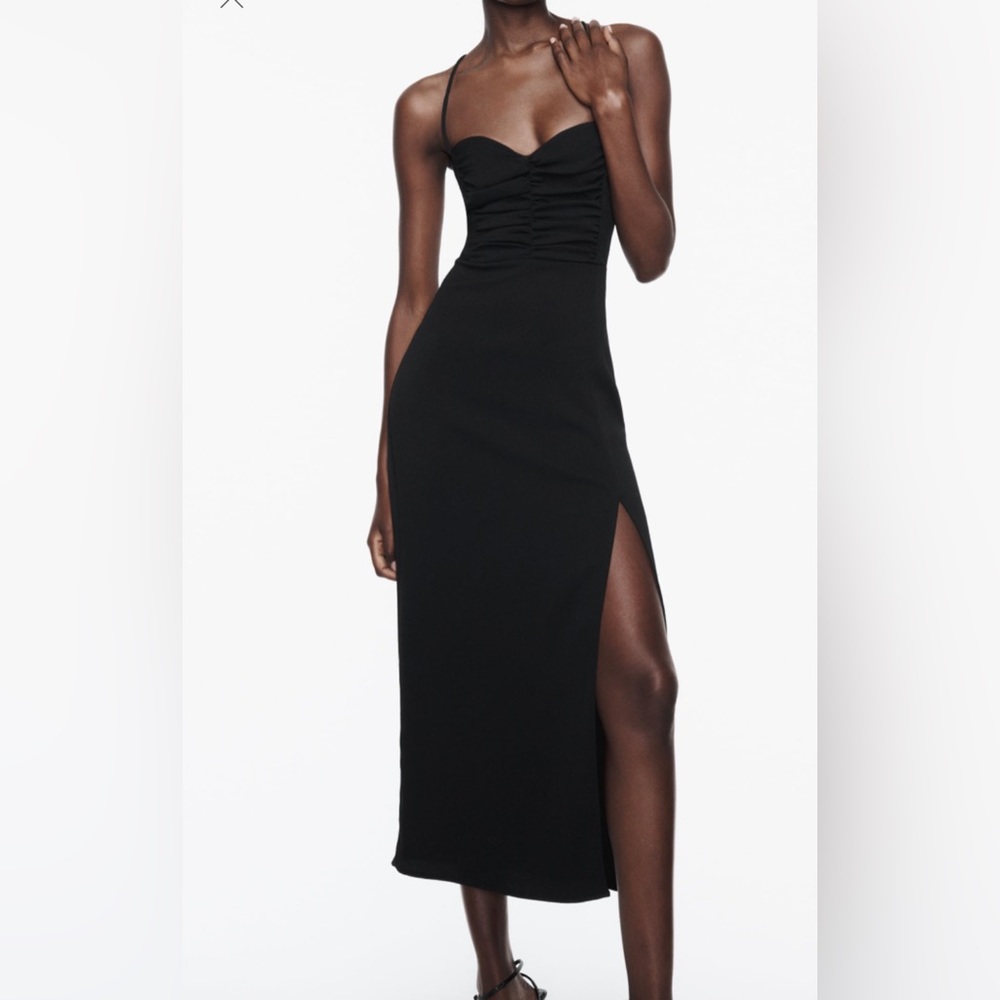 Brand new Zara Midi Corset Dress Black. Never worn.